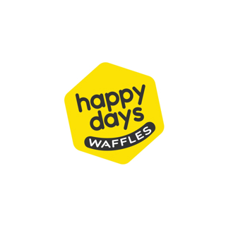 Logo de Happy Days Waffles